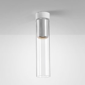 AQForm Lampa natynkowa MODERN GLASS Tube TP GU10 Phase-Control biały mat