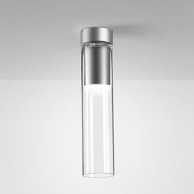 AQForm Lampa natynkowa MODERN GLASS Tube TP LED 230V M930 Phase-Control alu mat