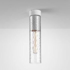 AQForm Lampa natynkowa MODERN GLASS Tube TR E27 Phase-Control biały mat
