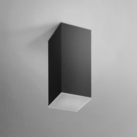 AQForm Lampa natynkowa QUPET 12 LED 230V M930 Phase-Control czarny mat