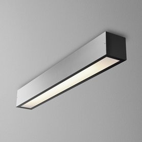 AQForm Lampa natynkowa SET ALULINE 60 FLUO 14W L czarny mat
