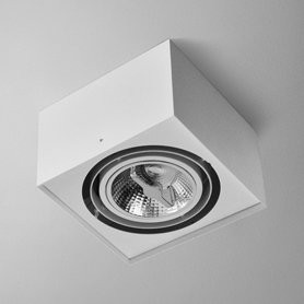 AQForm Lampa natynkowa SQUARES 111x1 230V Phase-Control biały mat
