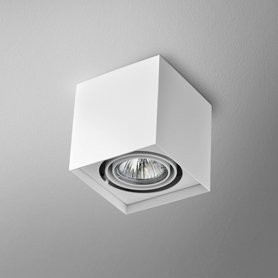 AQForm Lampa natynkowa SQUARES 50x1 230V Phase-Control biały mat
