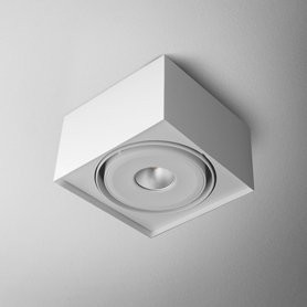 AQForm Lampa natynkowa SQUARES mini 111x1 QRLED L930 38° biały mat