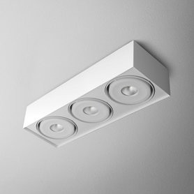 AQForm Lampa natynkowa SQUARES mini 111x3 QRLED L930 38° biały mat