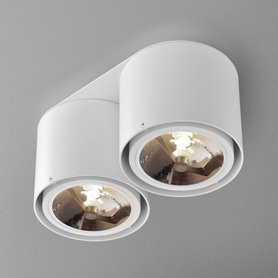 AQForm Lampa natynkowa TUBA distance 111x2 Phase-Control biały mat