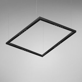 AQForm lampa wisząca LENS LINE 89x89 SQ LED L930 54° czarny mat