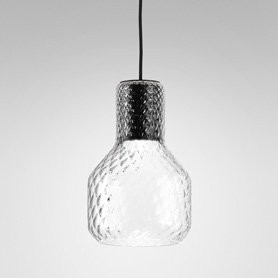AQForm lampa wisząca MODERN GLASS Barrel TR LED 230V fi50 M930 Phase-Control czarny mat