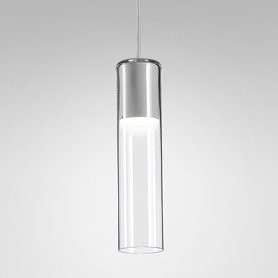 AQForm lampa wisząca MODERN GLASS Tube TP LED 230V fi50 M930 Phase-Control alu mat