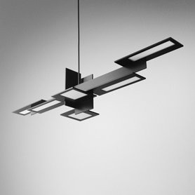 AQForm lampa wisząca OLEDRIAN next 120 plus M930 czarny mat