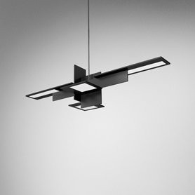 AQForm lampa wisząca OLEDRIAN next 90 plus M930 czarny mat