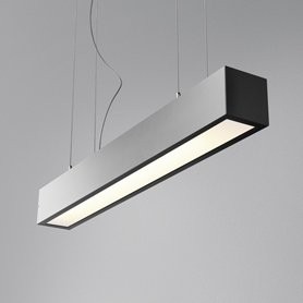 AQForm lampa wisząca SET ALULINE 60 FLUO 14W L antracyt struktura