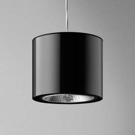 AQForm lampa wisząca TUBA 111 230V Phase-Control czarny połysk