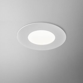 AQForm lampa wpuszczana AQUATIC round LED 230V hermetic M930 Phase-Control biały mat
