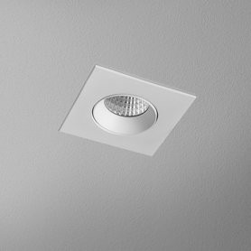AQForm lampa wpuszczana HOLLOW x1 square move LED M940 38° biały mat