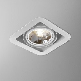AQForm Lampa wpuszczana iFORM 111x1 Phase-Control biały mat