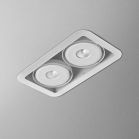 AQForm lampa wpuszczana iFORM 111x2 QRLED L930 38° biały mat