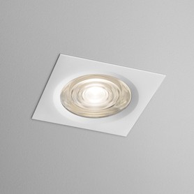 AQForm lampa wpuszczana ONLY square mini LED 230V hermetic M930 32° Phase-Control biały mat