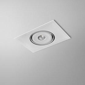 AQForm lampa wpuszczana SLEEK 111x1 QRLED L930 38° biały mat