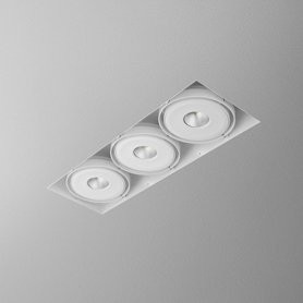 AQForm lampa wpuszczana SQUARES 111x3 QRLED trimless L930 38° biały mat