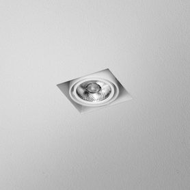AQForm lampa wpuszczana SQUARES 50x1 LED 230V trimless M930 36° Phase-Control biały mat