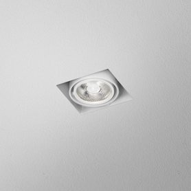 AQForm lampa wpuszczana SQUARES 50x1 LED trimless L930 36° biały mat