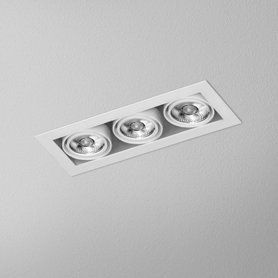 AQForm lampa wpuszczana SQUARES 50x3 LED L930 36° biały mat
