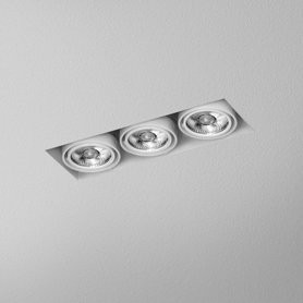 AQForm lampa wpuszczana SQUARES 50x3 LED trimless L930 36° biały mat