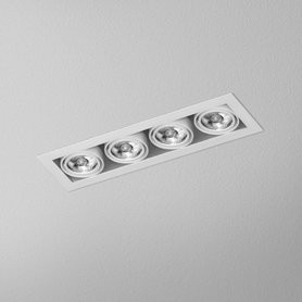 AQForm lampa wpuszczana SQUARES 50x4 LED L930 36° biały mat