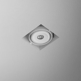 AQForm lampa wpuszczana SQUARES 70x1 QRLED lens 230V trimless L930 34° Phase-Control biały mat