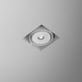 AQForm lampa wpuszczana SQUARES 70x1 QRLED lens trimless L930 34° biały mat