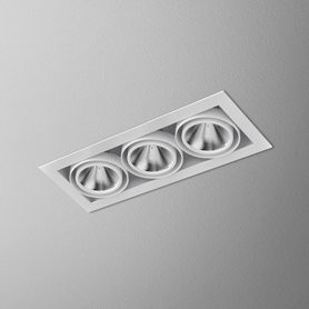 AQForm Lampa wpuszczana SQUARES 70x3 LED L930 51° biały mat