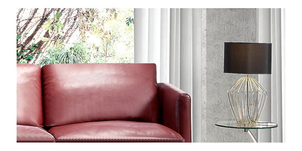 Aromas Lampa stolikowa ECLETIC metal,gold/chrom