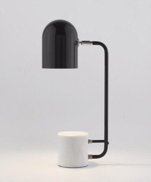 Aromas Lampa stolikowa LUCA metal, marmur