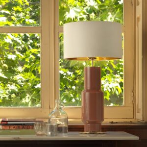 Aromas Lampa stolikowa NOA metal, szkło