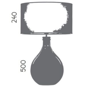 Aromas Lampa stolikowa SAM szkło