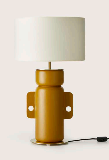 Aromas Lampa stołowa Ena ceramika miodowa