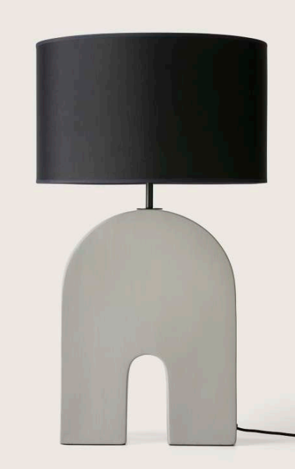 Aromas Lampa stołowa Home czarny klosz
