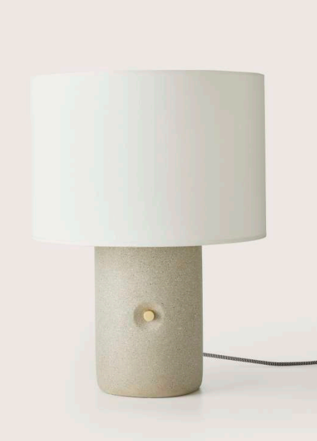 Aromas Lampa stołowa Sand biały klosz