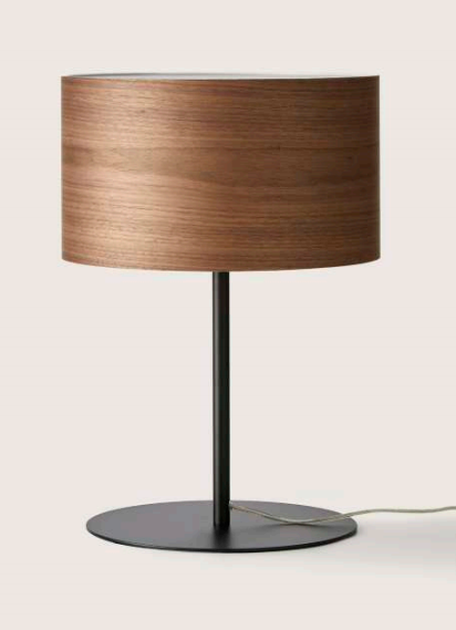 Aromas Lampa stołowa Tex czarny mat
