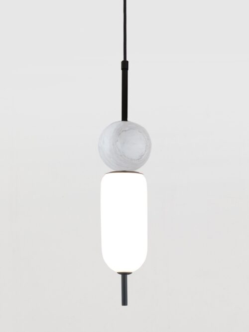 Aromas Lampa wisząca ANET metal, marmur, szkło