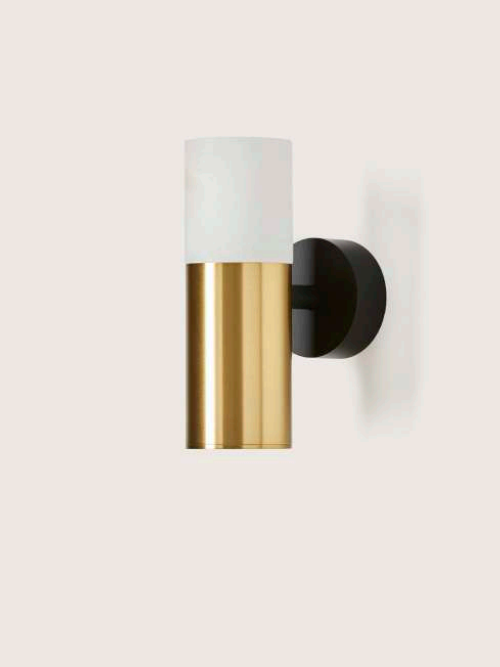 AROMAS LIND Kinkiet 1XG9 5W 3000K MATT BLACK/MATT BRASS/ ALABASTER