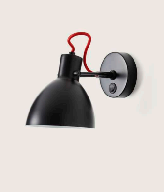 AROMAS MINI LAITO Kinkiet 1XE27  BLACK