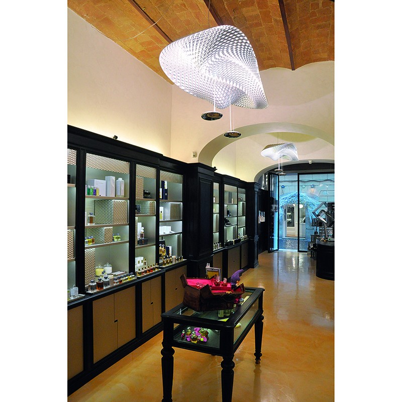 Artemide Żyrandol Cosmic Angel aluminium ABS led