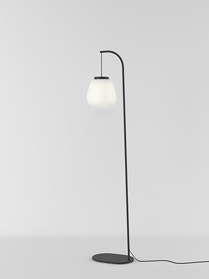 B.LUX  Lampa podłogowa MISKO F15 WALNUT