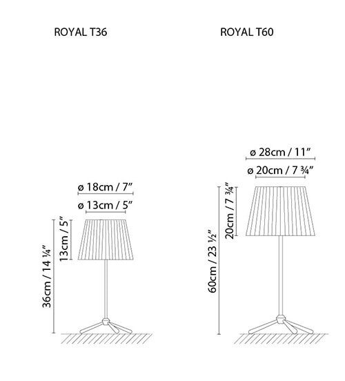 B.LUX Lampa Stolikowa ROYAL T60 BEIGE