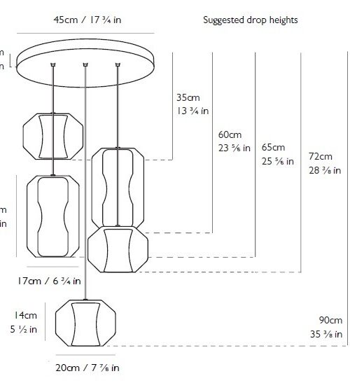 CHAMBER CHANDELIER 5 PIECE