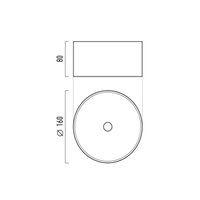 CHORS lampa natynkowa Maxime ON 160 NW TRIAC SOFT