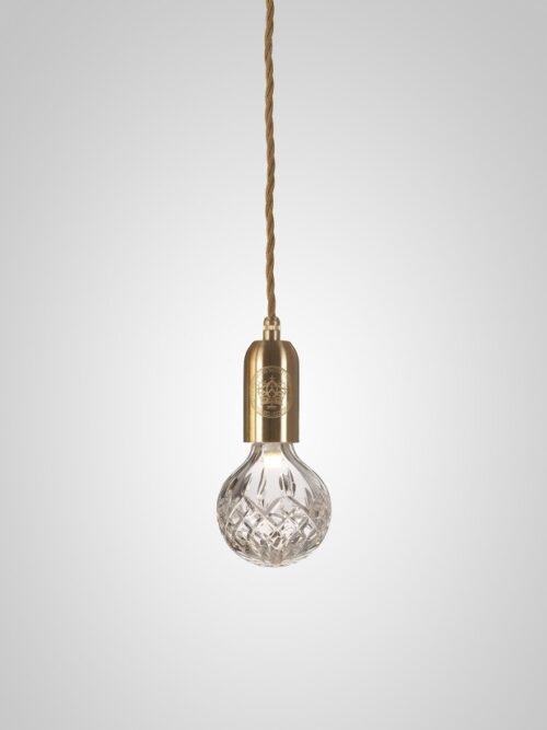 Clear Crystal Bulb Pendant Set