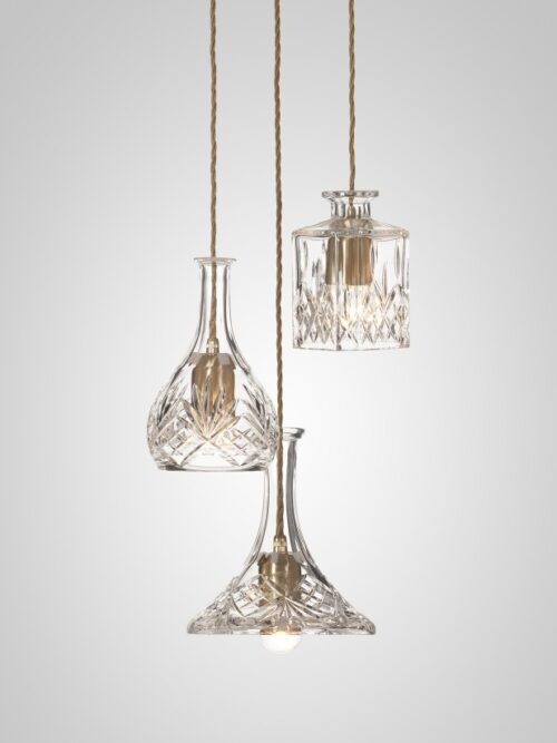 DECANTERLIGHT CHANDELIER 3 PIECE